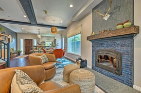 Luxe Lake Arrowhead Farmhouse with Deck and Patio